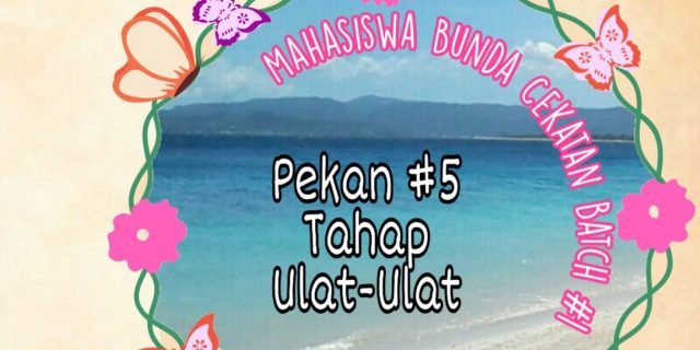 Bunda Cekatan : Pekan #5 dalam Tahap Ulat-Ulat : Camping Ground – Mengunyah Bekal Memahirkan Keterampilan