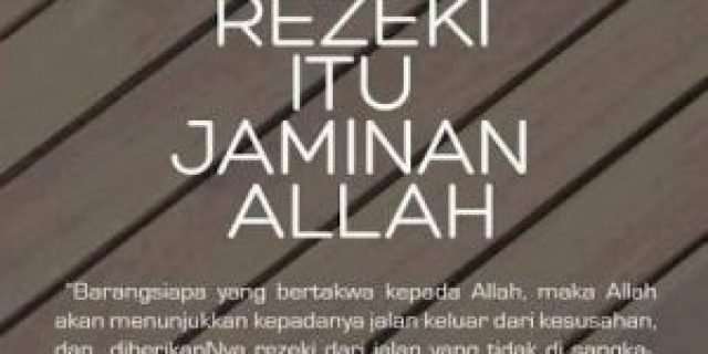 DAY 2 : REMEDIAL DAN REKONSTRUKSI KONSEP REZEKI